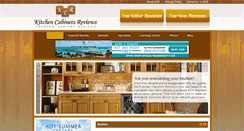 Desktop Screenshot of kitchencabinetsreviews.com